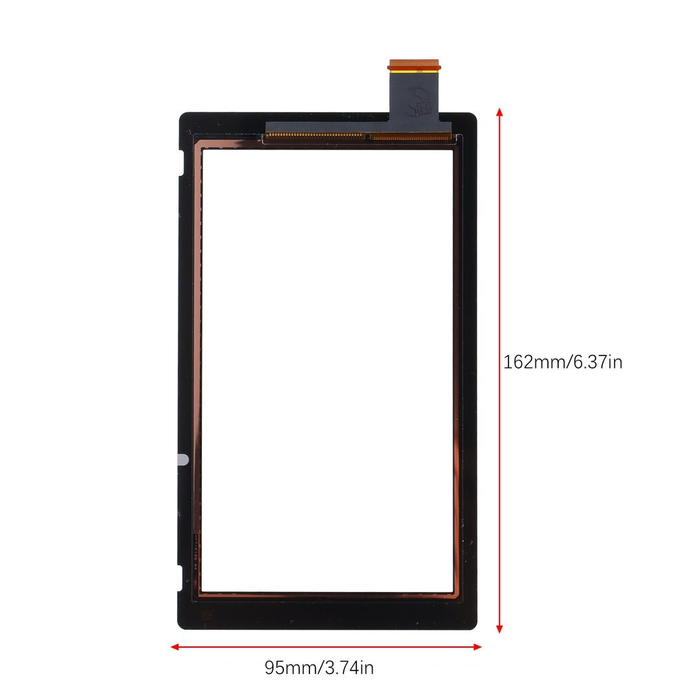 Lente frontal exterior LCD para digitalizador de pantalla táctil, pieza de repuesto para interruptor NS, 1 ud.