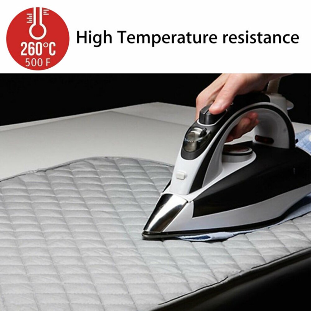 Ironing Blanket Board Heat Resistant Bed Kitchen Travel 48*85CM