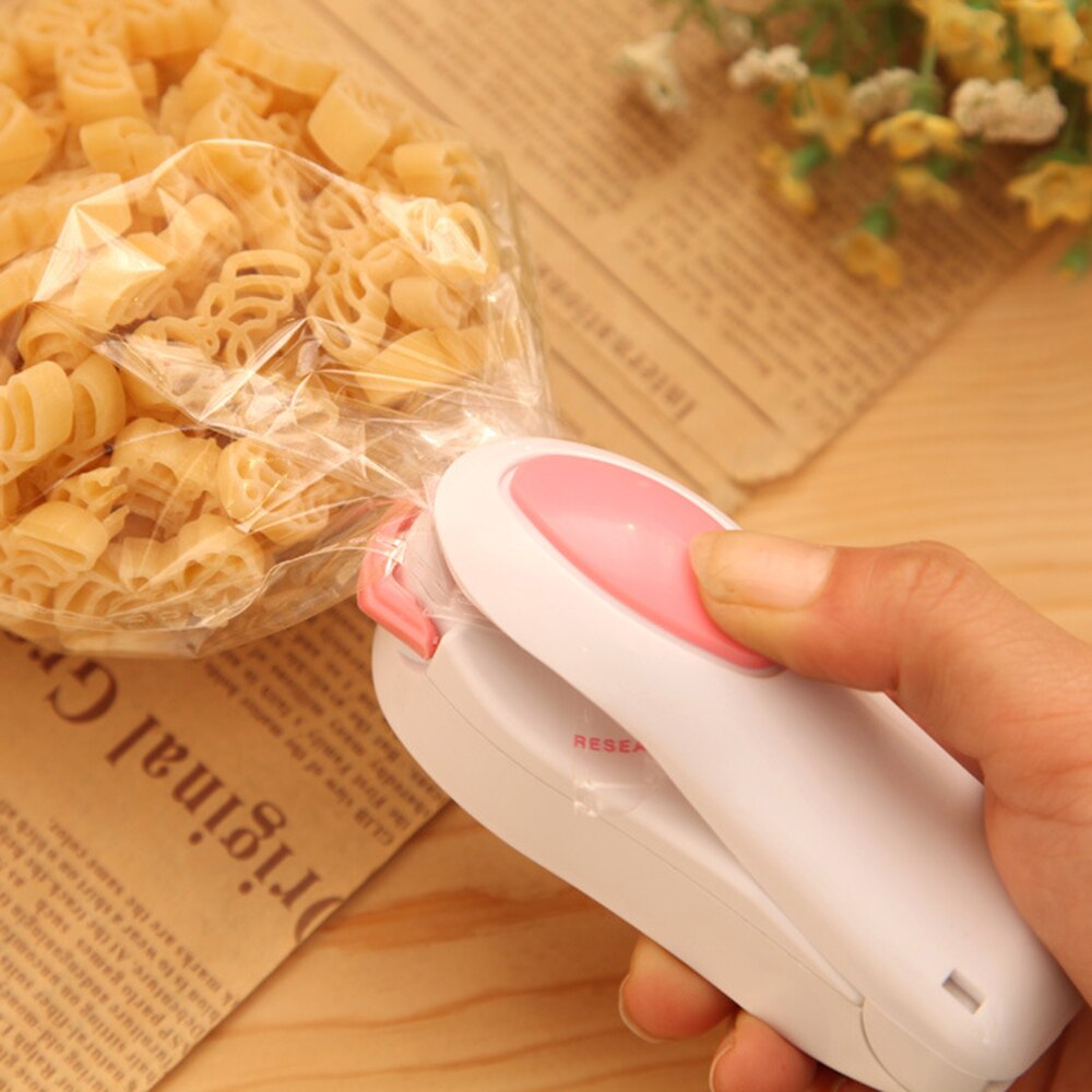 Home Mini Handheld Holder Electric Heating Snack Sealing Machine Machine Sealed Packaging Plastic Bag Sealed Food Bag H274