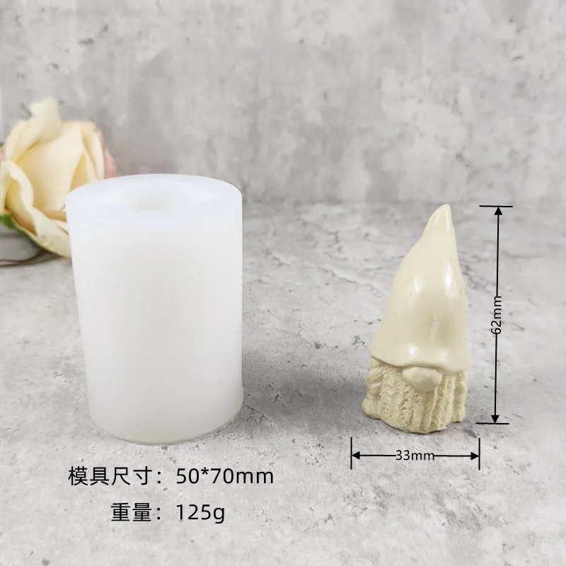 Kerst hars decoratieve siliconen mal DIY kaars klei gereedschap chocolade fondant mousse mal kaars mallen voor het maken van kaarsen: Chocolade