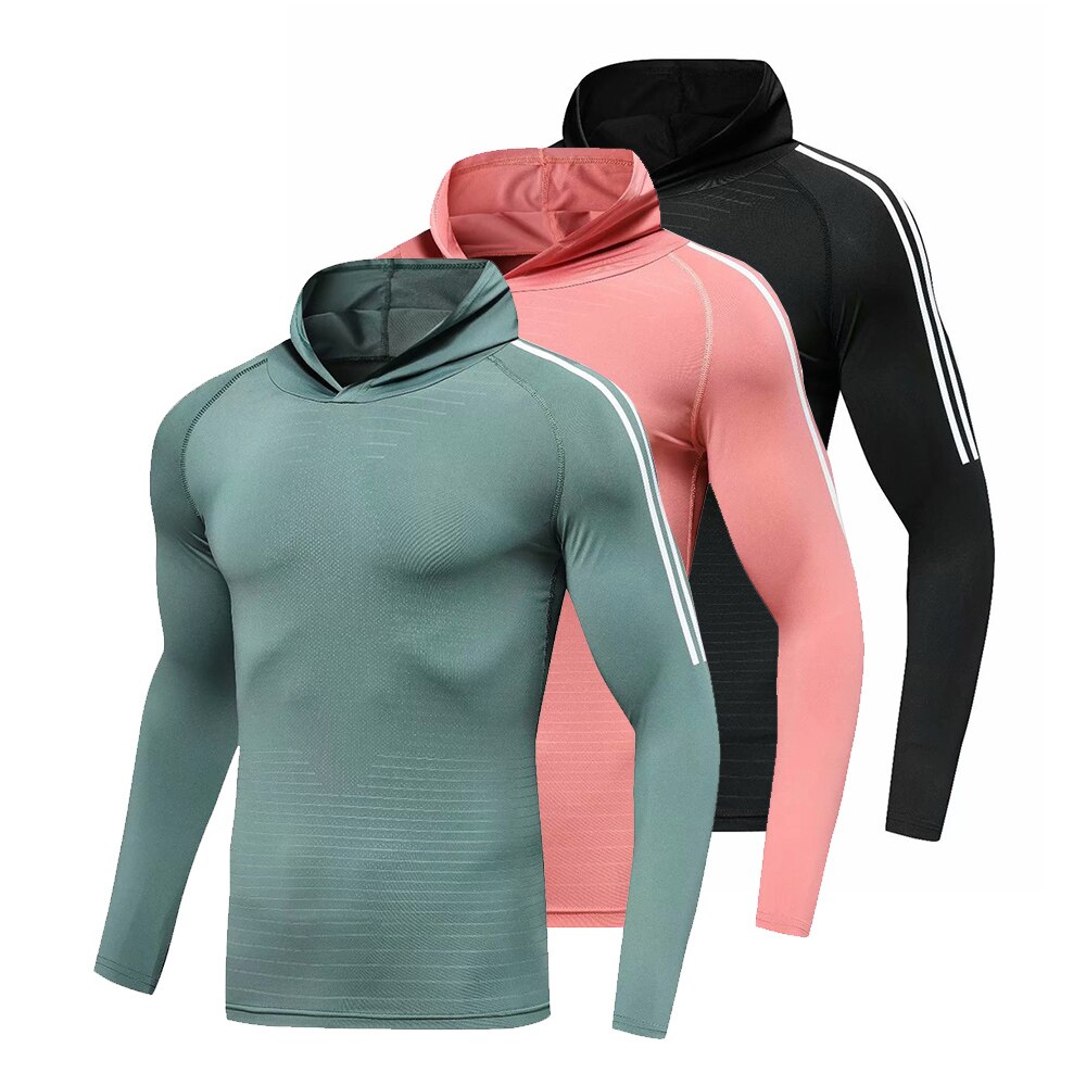 T-shirt running men's sports shirt long sleeve top