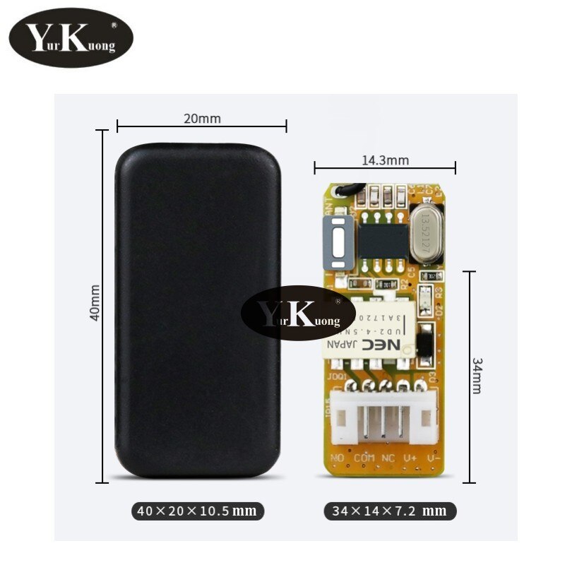 Deur Toegang Opener Knop Afstandsbediening Schakelaar Trigger Knop Stroomonderbreker Draadloze Afstandsbediening Schakelaar Smart Home Vragen: 1Receiver ONLY / 433MHZ