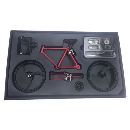 23Cm Diy Monteren Legering Model Simulatie Fiets Accessoires Mini Simulatie Fiets Mountainbike Speelgoed Fiets Model: 8
