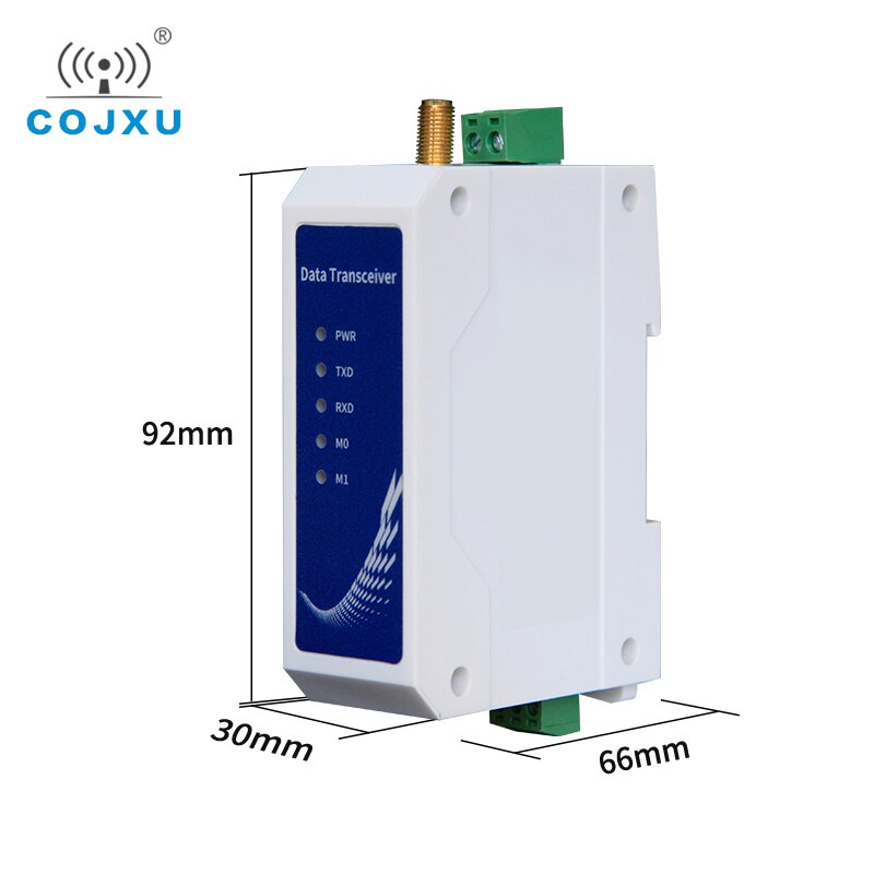 E95-DTU(433L20-485) LoRa Spread Spectrum Wireless Data Transmission Station 20dBm 433MHz RS485 Module Din-Rail LoRa Modem