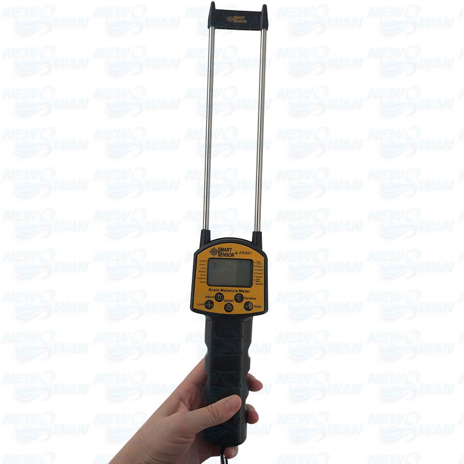 Smart Sensor AR991 Grain Moisture Meter Smart Wheat Peanut Cotton Moisture Tester Digital Analyzer