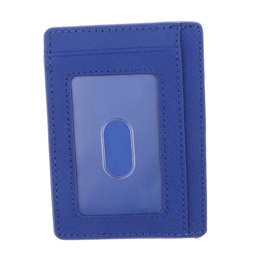 Houder Bescherm Cover Case Card Ticket Container Pouch: Blue