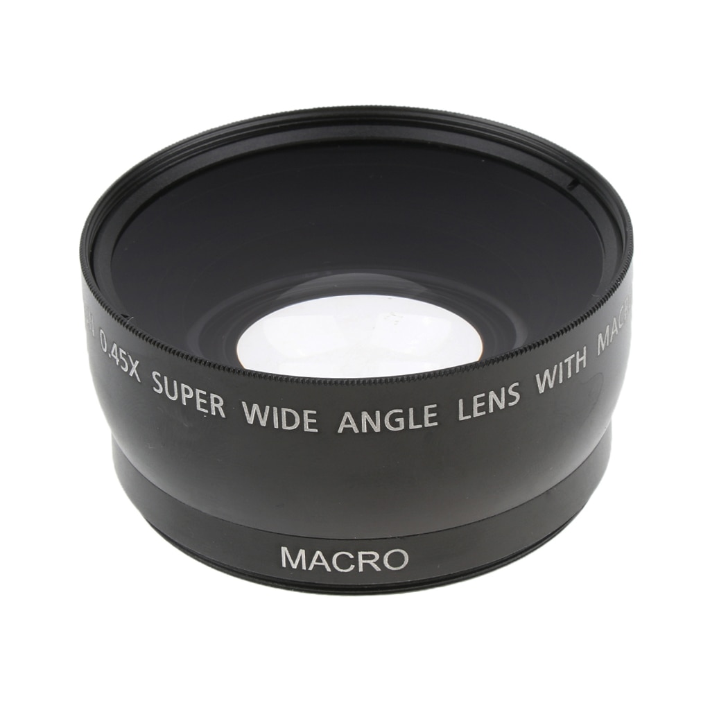 Objectif Macro grand Angle 58mm 0.45x pour appareils photo Canon 700D 650D 600D 550D 750D 1100D 1200D et plus