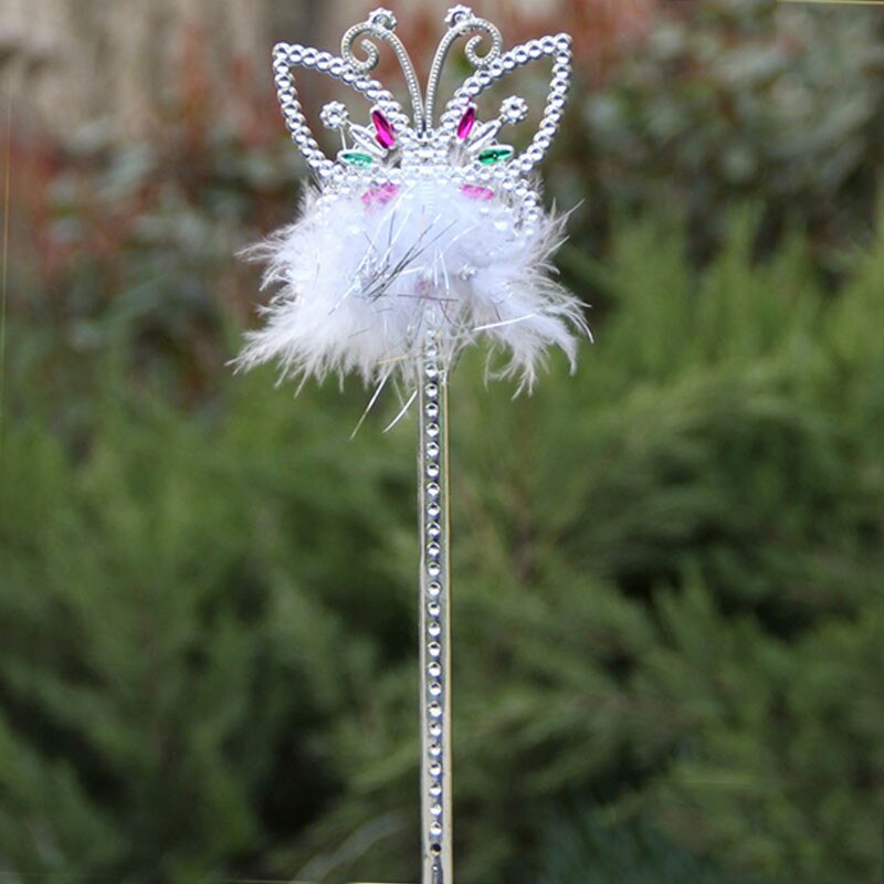 Fata principessa bacchetta magica bastone farfalla corona cuore inizio capretto ragazza bomboniera regalo decorazione natalizia pasqua: butterfly