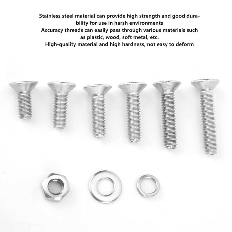 Flat Hex Socket Screw Spring Washer Stainless Steel Wood Fasteners for Electronics Industry Soft Metal