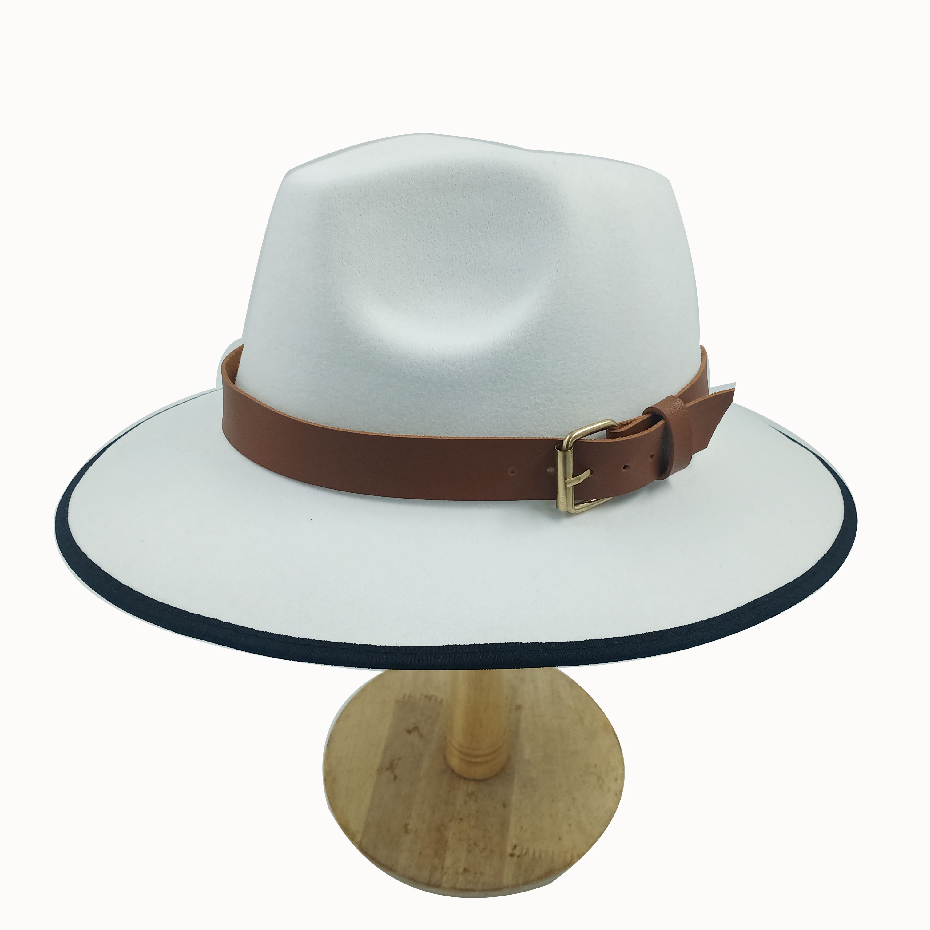 Hemming Fedoras Hat For Women Man Hats Sun Hat Belt Accessories Jazz Cap Panama Church Hat Fedoras