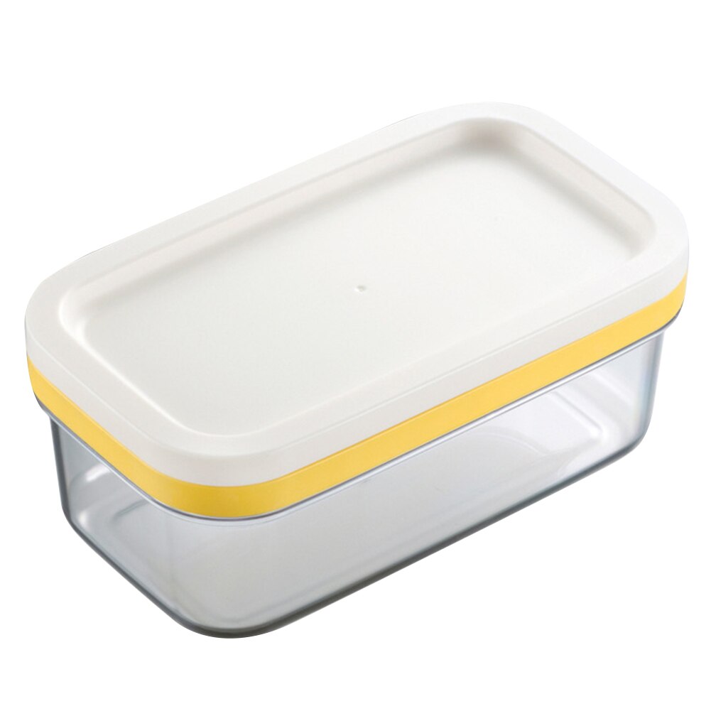 Con tapa, caja de mantequilla portátil, contenedor de sellado de alimentos, almacenamiento rectangular de cocina, contenedor para el hogar, plato para cortar queso