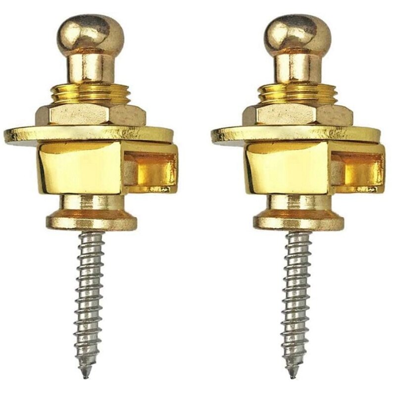 -4PCS Guitar Strap Locks and Buttons Quick Release Security Straplocks for Electric Acoustic Guitar Replacement