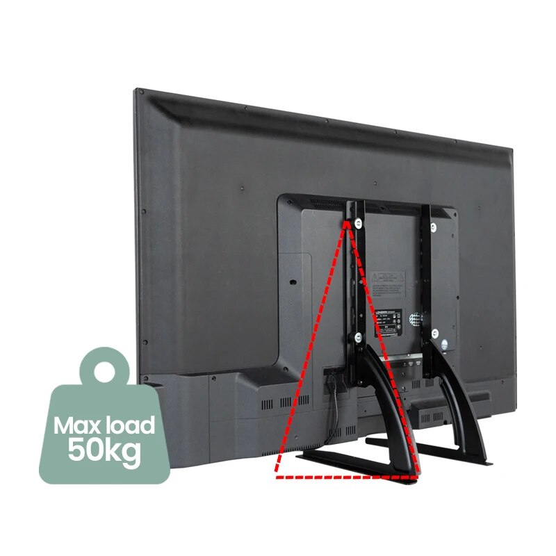 Universele Tv-Standaard Poten Tv-Voeten Voor Lcd/Led/Oled/Plasma-Tv 'S, Tafelblad Tv-Standaard Voetstuk Voor Flat & Curve Scherm