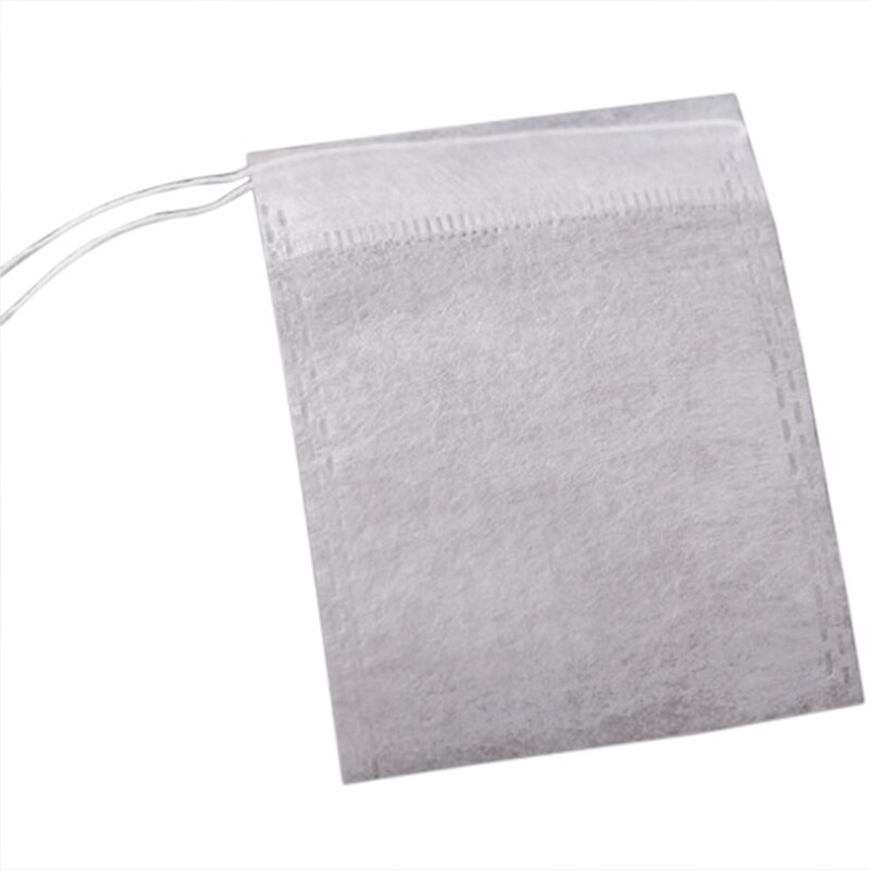 Sacos de chá biodegradação pla 1000 para chá, sacos de chá ultrassônicos de fibra de milho 6x8cm