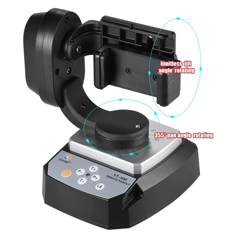 Testa rotante motorizzata automatica del treppiede di inclinazione telecomandata automatica AM05-ZIFON YT-500 Video Max per iPhone 7/7 più/6