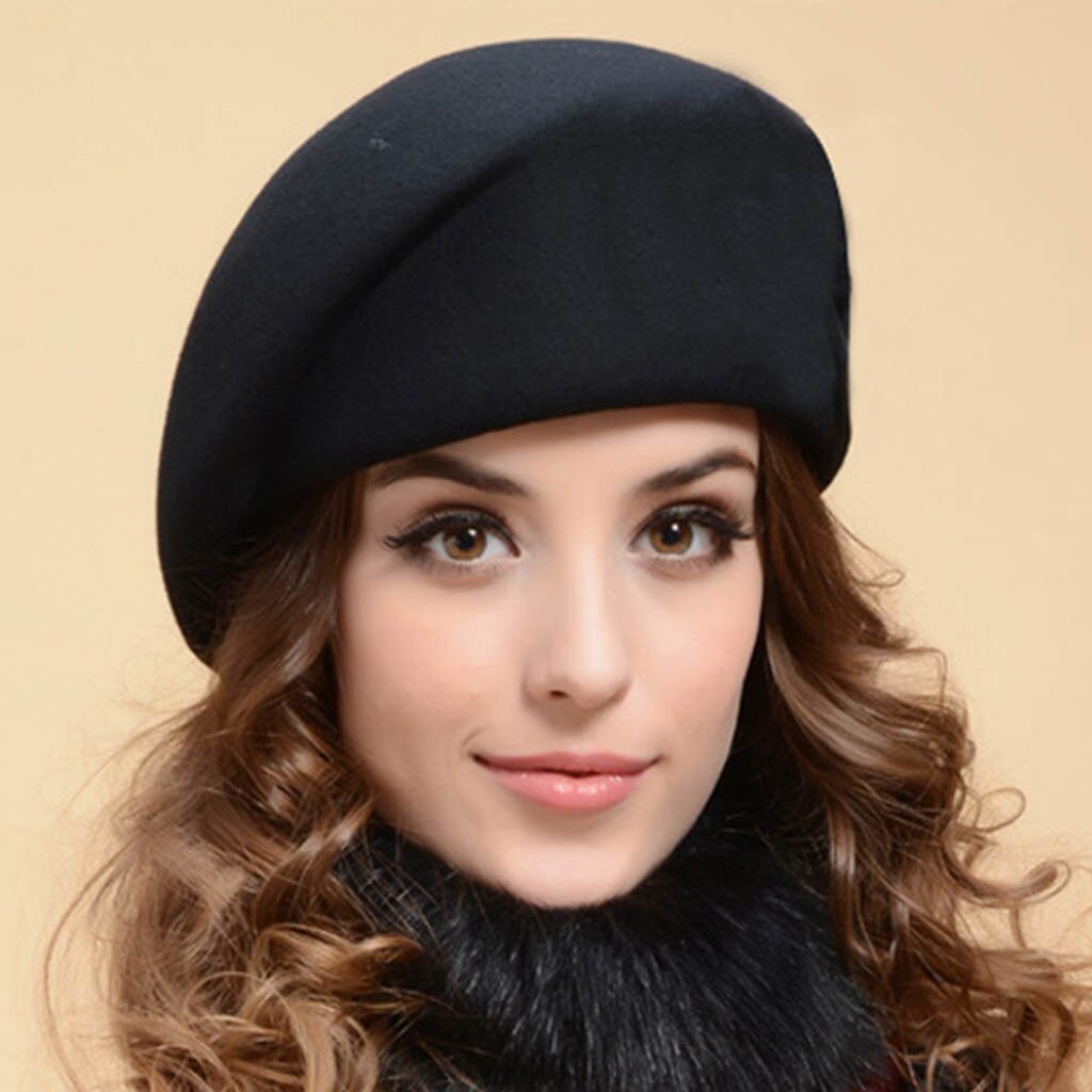 Womail Winter Baret Cap Winter Warme Wollen Vrouwe Grandado