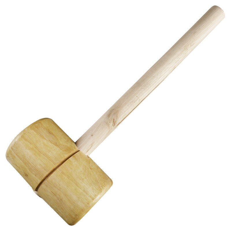 Trähammare liten trähammare träbearbetning massivt träklubba rundtå träklubbor hushållshandgjorda trähammare träh