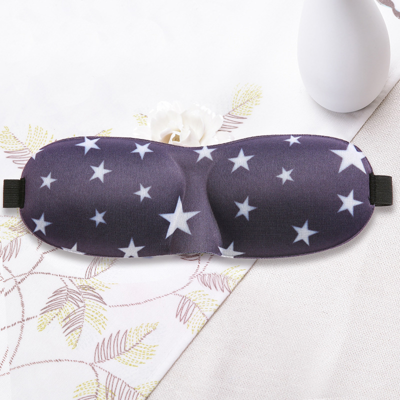 Masque pour les yeux 3D, aide au repos de voyage, Patch de couverture pour les yeux, masque de sommeil doux rembourré, bandeau pour les yeux, masseur relaxant: Orange