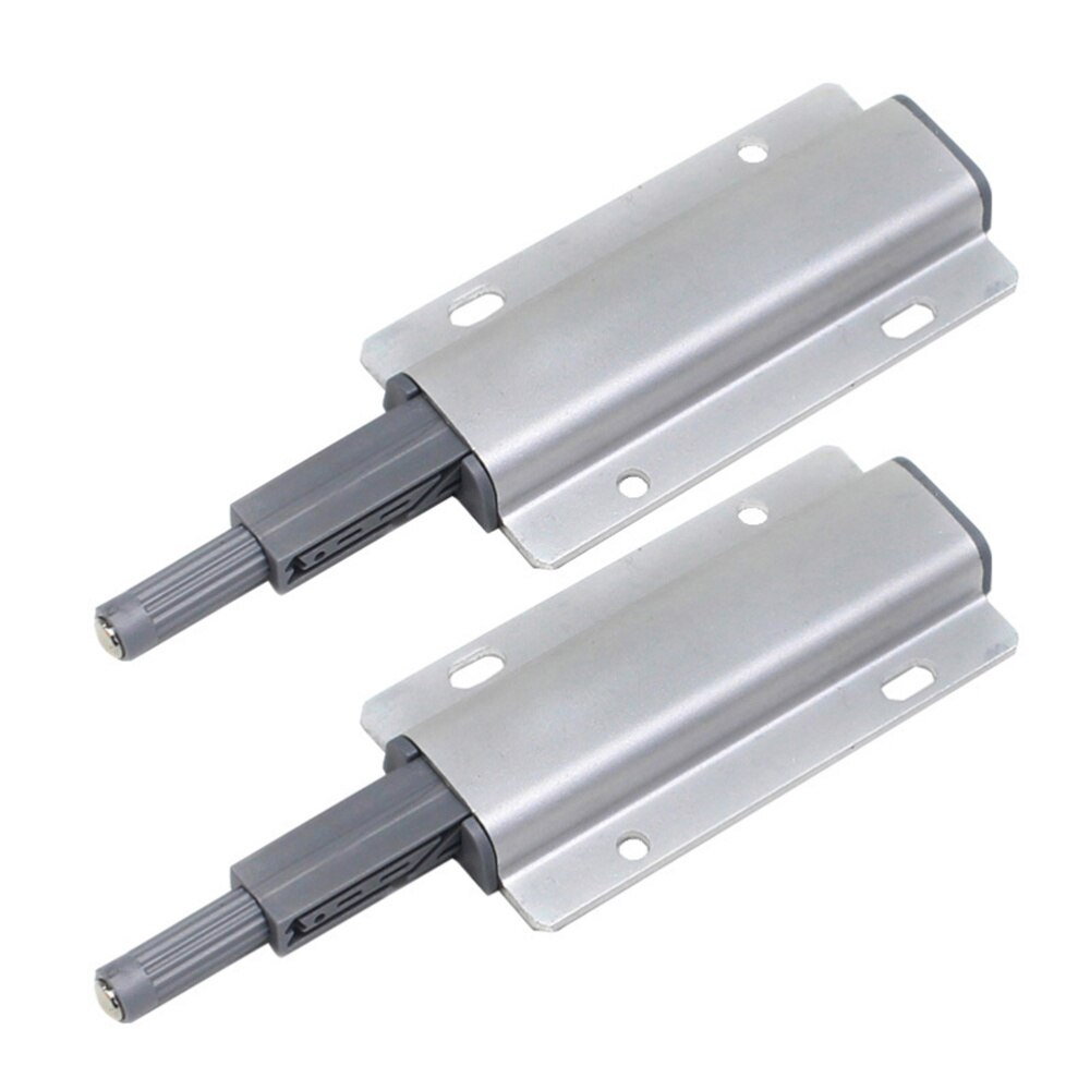 Alloy Cabinet Cupboard Door Drawer Push To Open System Damper Buffer for Closet Cupboard Cabinet Furniture (Silver)