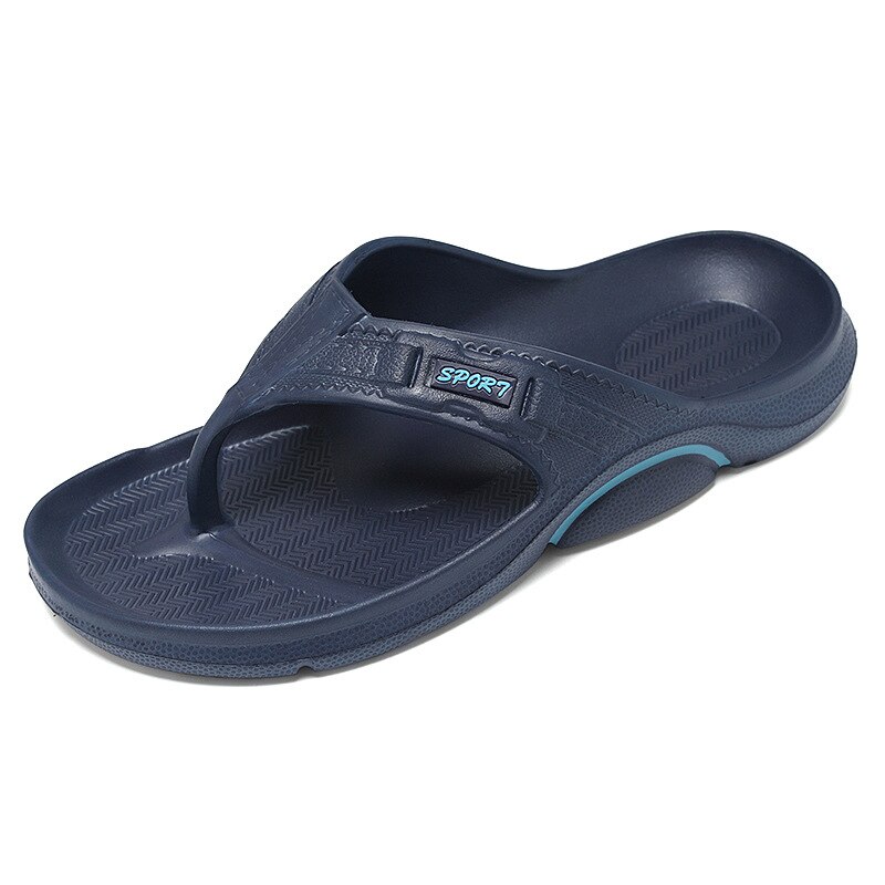 Pantoufles d'été décontractées pour hommes, nouvelles sandales de loisirs, diapositives souples Eva Massage, pantoufles de plage, chaussures d'eau pour hommes, tongs: Bleu / 10