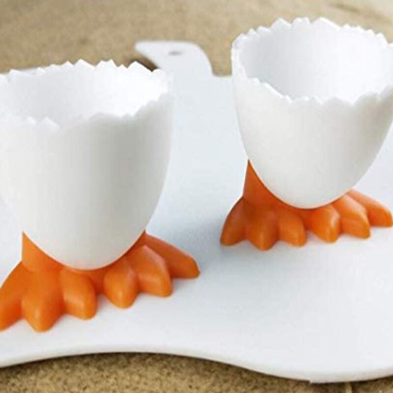 Egg Holder Cute Egg Cup Holder Egg Opener Separator Kitchen Tools Accessories Kitchen Supplies Boiled Eggs Container