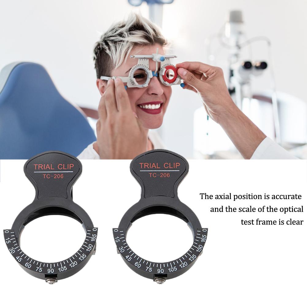Single Eye Optical Test Frame Testing Accessories Glasses Equipment Stand Adjustable Trial Frame Clip Lens Frames Optometry