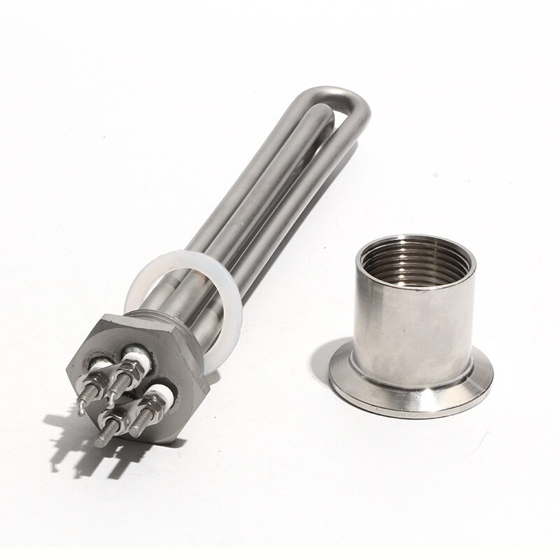 1" BSP Thread Boiler Steam Water Heater Immersion Heating Element Heating Element All 304SUS 240V 1.5KW/2.5KW/3.6KW/4.5KW: 3.6KW  265mmL / white