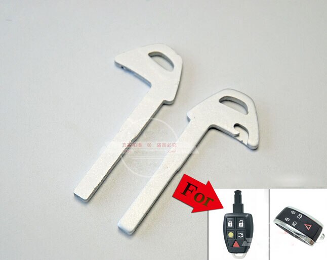 Clé télécommande intelligente vierge, lame, pour Jaguar XF XJ Volvo S40