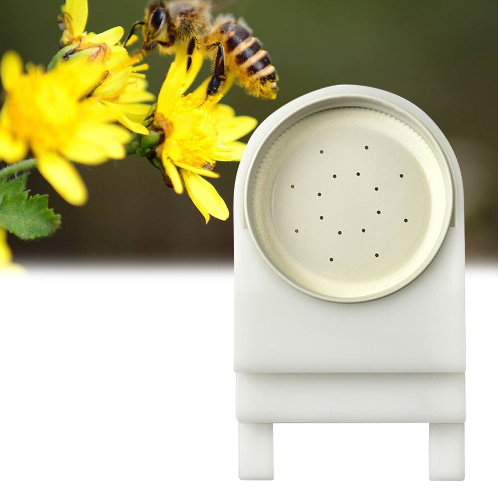 Mangeoire Pour Ruche D'abeilles - Capacité 2 Litres - Entrée Supérieure - Plastique Orange - Outil D'apiculture