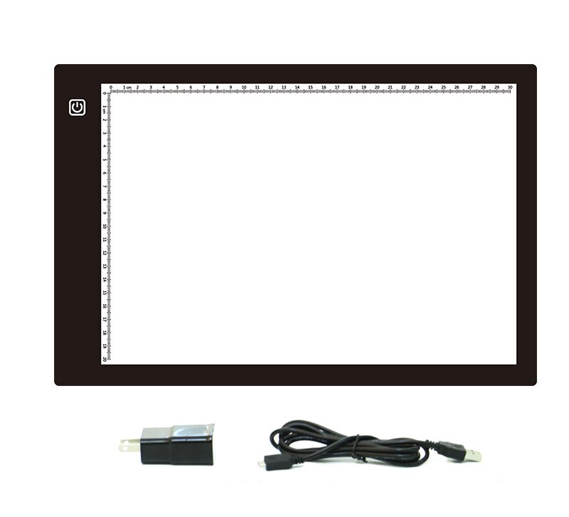 Originele Digitale Tabletten A4 Led Grafische Kunstenaar Dunne Art Stencil Tekening Board Light Box Tracing Tafel Pad Drie-Niveau voor Kopiëren