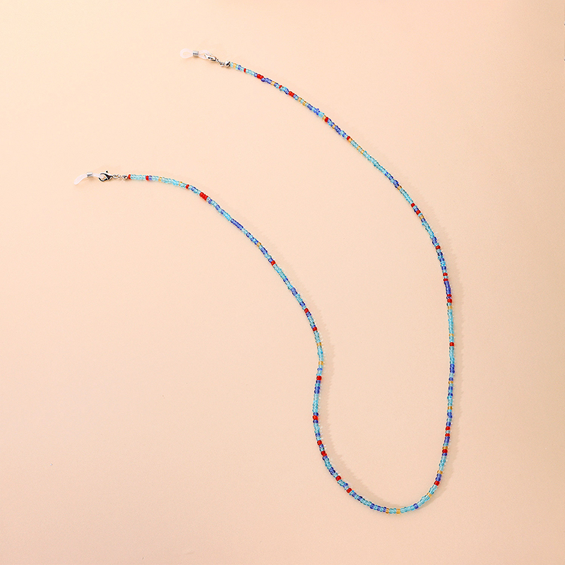 Neue Boho Maske Gurt Perlen Gläser Ketten Frauen Gesicht Maske Schlüsselband Anti Rutsch frauen Nacken Kette Für Brillen Kordon de anteojos