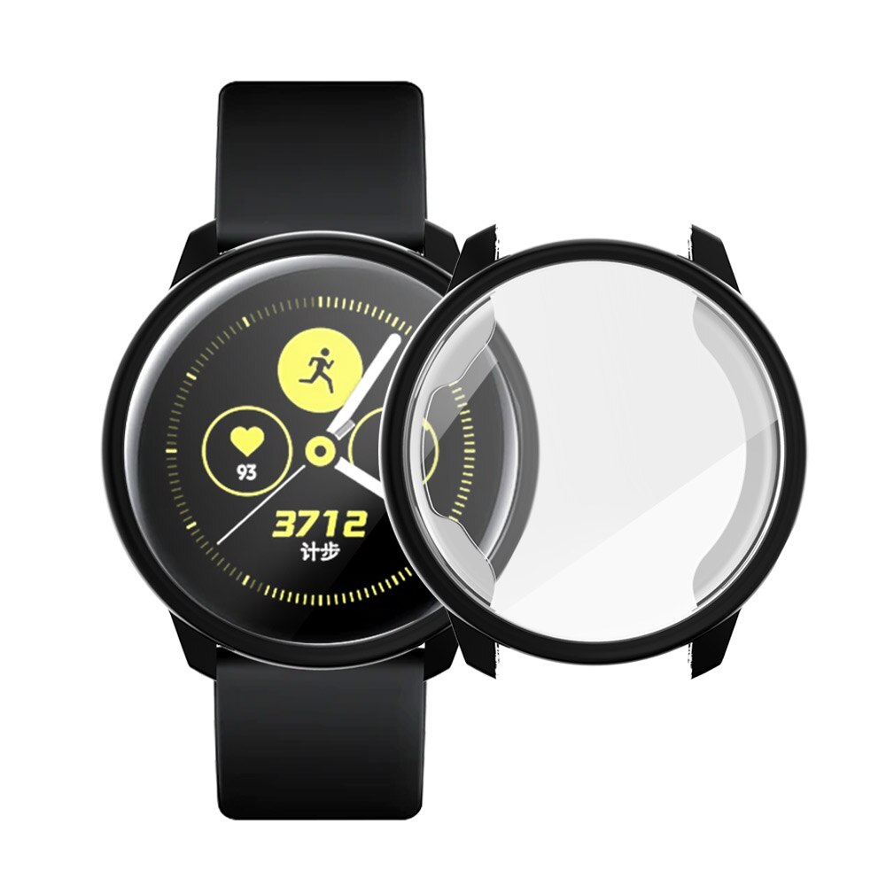 Urkasse til samsung galaxy watch active 1 cover silikone skærmbeskyttelseskasse fuld dækning smart watch bumper tilbehør