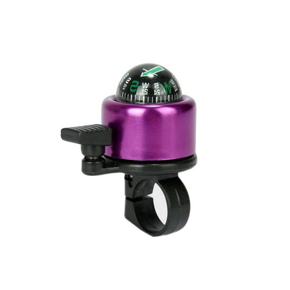 Accessori per campane per biciclette per sicurezza anello per campana per bici in lega di alluminio manubrio per bici anello in metallo bussola per bici campana accessori per biciclette: viola