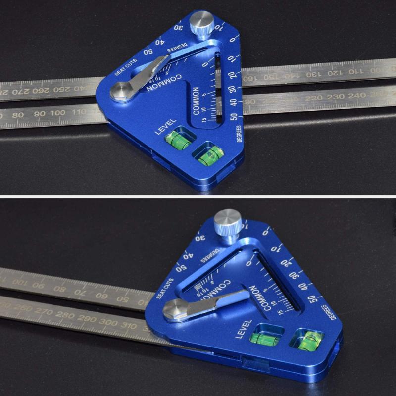 Multifunctional woodworking measuring tool Level Angle Ruler Triangle Ruler square bevel protractor digital level speed square
