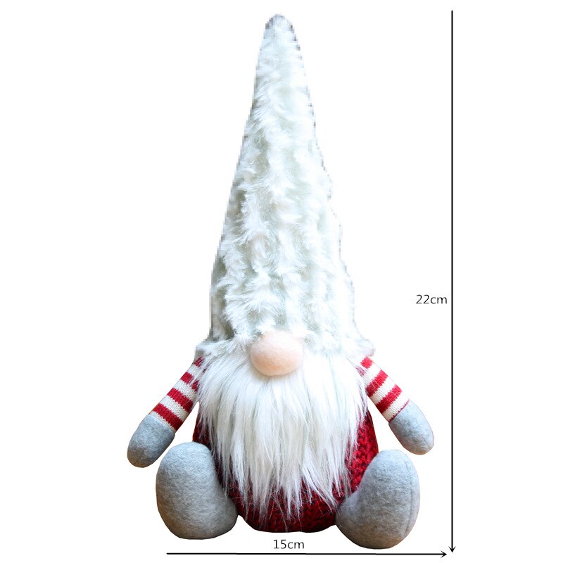 Handgjord svensk gosedjur tomte docka tomte skandinavisk tomte nordisk nisse sockerbit dvärg tomte hemprydnader jultomte