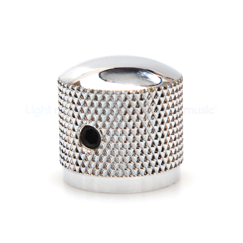 Manopola del volume del tono della chitarra professionale in metallo Potenziometro Cappello Cappello Parti di chitarra di grandi dimensioni Manopola di spinta con foro Accessori Guitarra