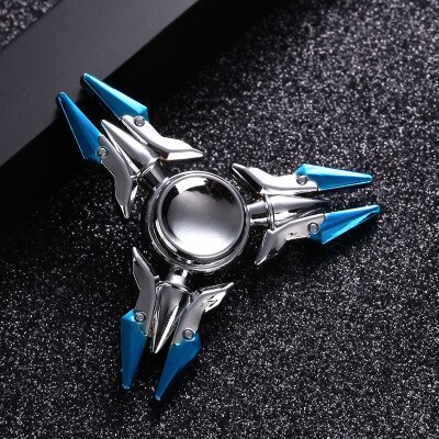 Yooap Hand Spinner Fidget Heptagonal Electroplate Hybrid Zinc Alloy Metal Fidget Metal Bearing Edc Finger Relieve Stress: Type B