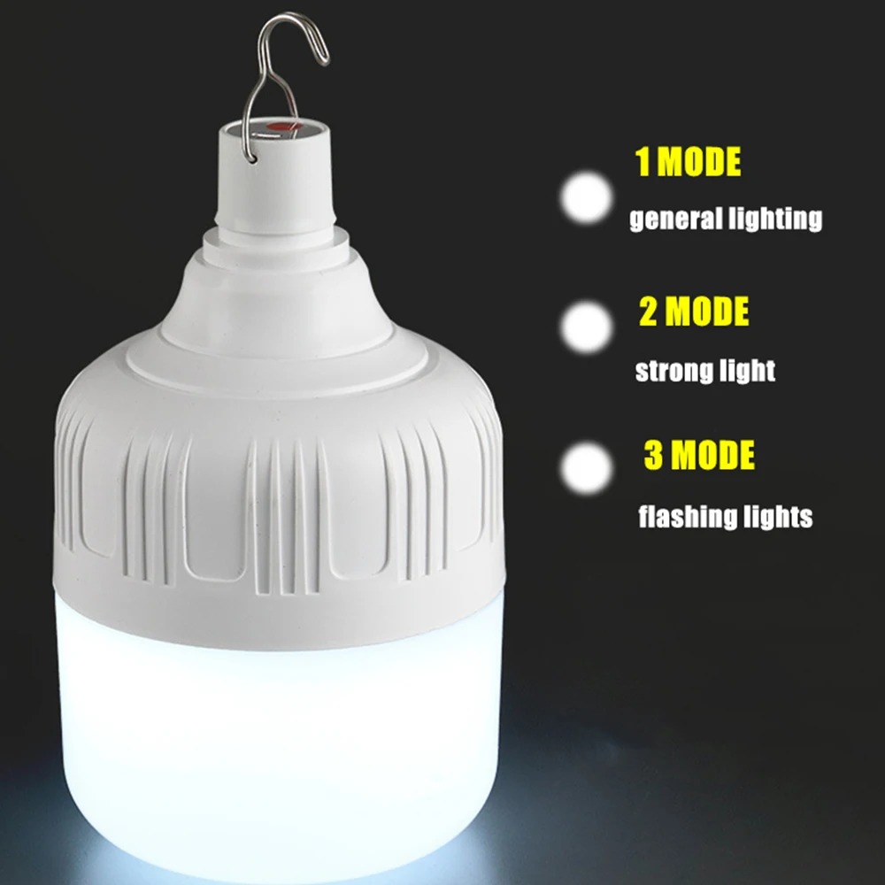 LED-Notbeleuchtung für Höhle Innenbereich, Haken, für Höhle Außenbereich, USB wiederaufladbar, multifunktional, tragbar, Laternen, Notfalllampe, Grill, Camping, Nachtlampe