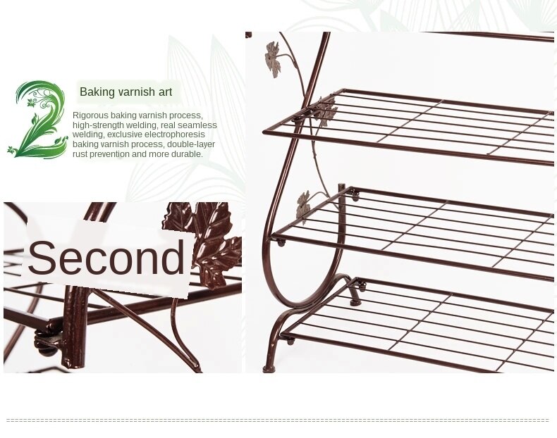 Schoenenrek Speciale Zuinig Huis Familie Slaapkamer Creatieve Mini Eenvoudige Woonkamer Deur Outdoor Smeedijzeren