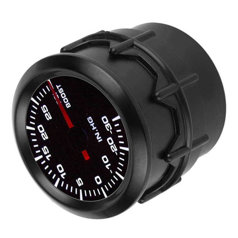 vacuum meter digital digital vacuum meter 2in 12V Boost Meter -30-30PSI Measuring Range Pressure Gauge White Light