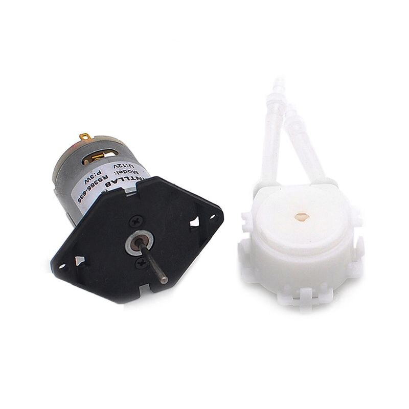 12V DC Peristaltic Pump Micro Self Priming Mute DIY Liquid Water Lab Dosing Aquarium Lab Analytical Industry Household
