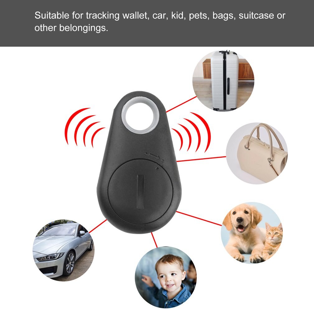 Mini 4.0 Gps Huisdier Tracker Waterdrop Locator Draagbare Lostproof Remote Key Locator Twee Weg Alarm Theftproof Apparaat