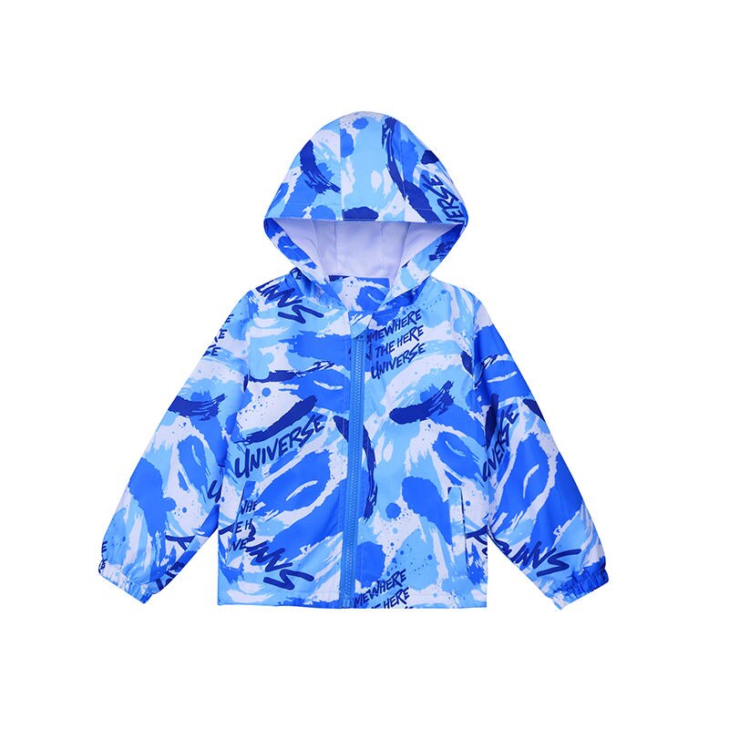 Ins Boys 'Jassen Lente, autumnbaby Jongens 2-7 Jaar Oud Graffiti Winddicht En Ademend Jas 3 Kleuren Peuter Jas
