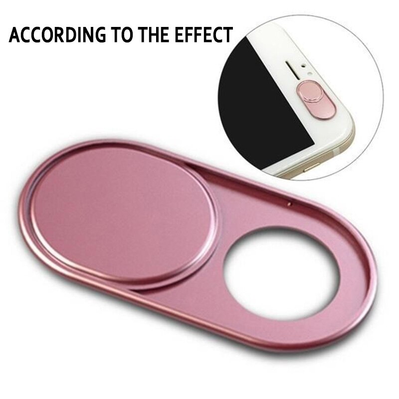 1/3/6 Pcs! Webcam Cover Anti Spy Metalen Materiaal Privacy Upgrade Telefoon Privacy Sticker Voor Iphone Smartphone Laptop Pc Tablet Len