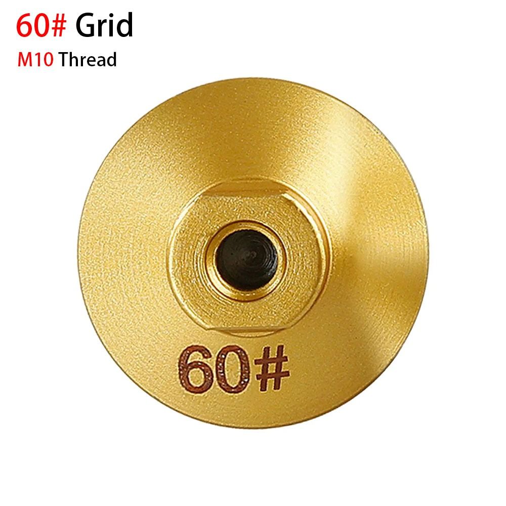 Cabezal de pulido soldado, almohadilla de pulido plano, amoladora angular, disco de molienda, piezas de herramientas para mármol, cuarzo, granito, adoquines: Oro