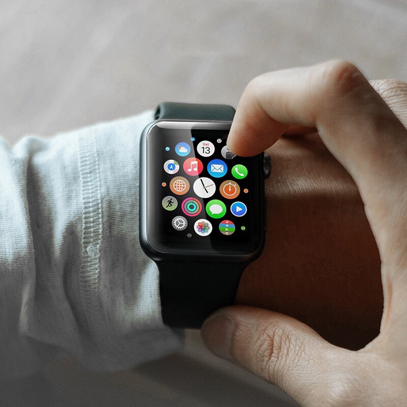 Protectores de pantalla de reloj para Apple watch, 44mm, 40mm, 42mm, 38mm, serie iwatch 6 SE 5 4 3 2 1, accesorios, cubierta de película protectora de reloj
