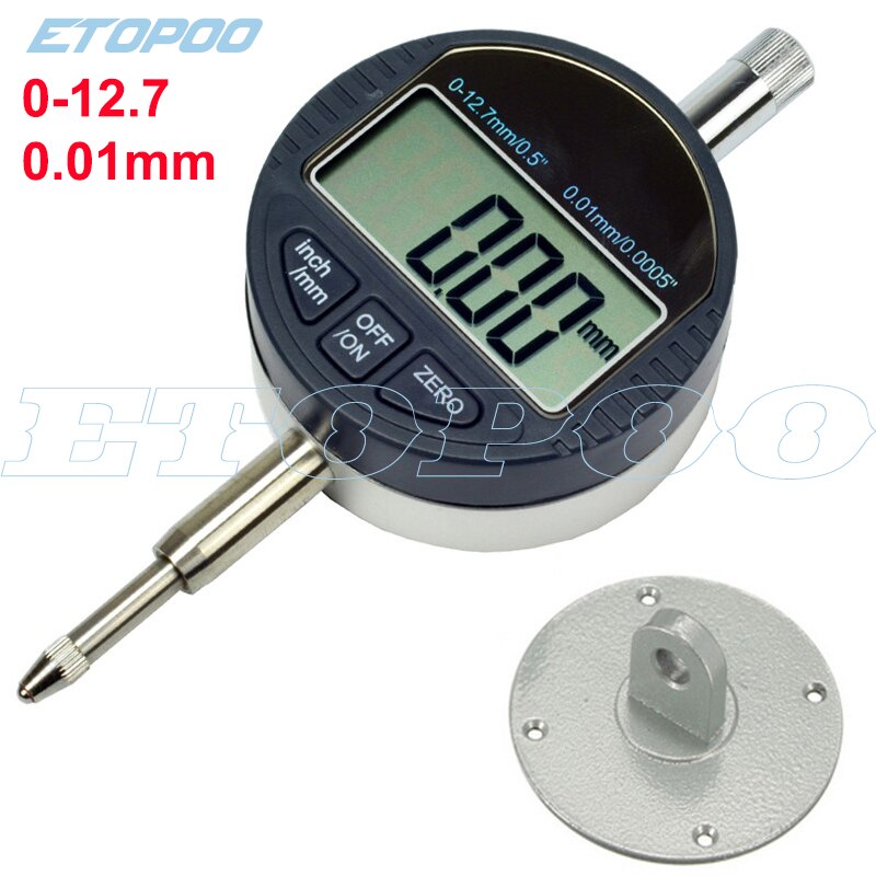 811-1 LCD Display Unit Resolution 0.01mm 0.001mm digital display unit for digital indicator digital measuring tools USB unite: 0-12.7x0.01mm