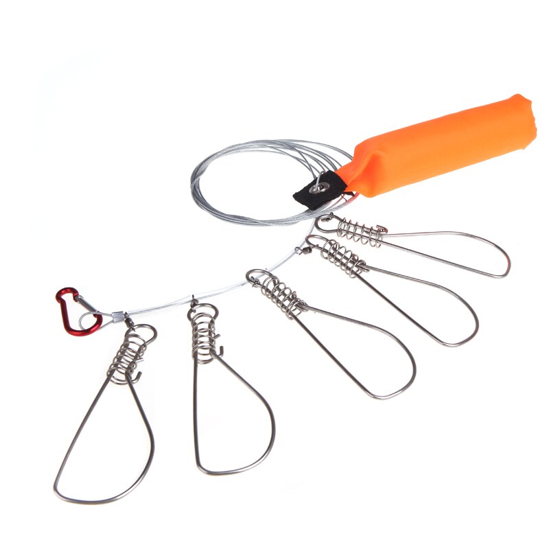 Fishing Lock Buckle Stainless Steel Live Fish Lock Belt Fishing Tackle: Default Title