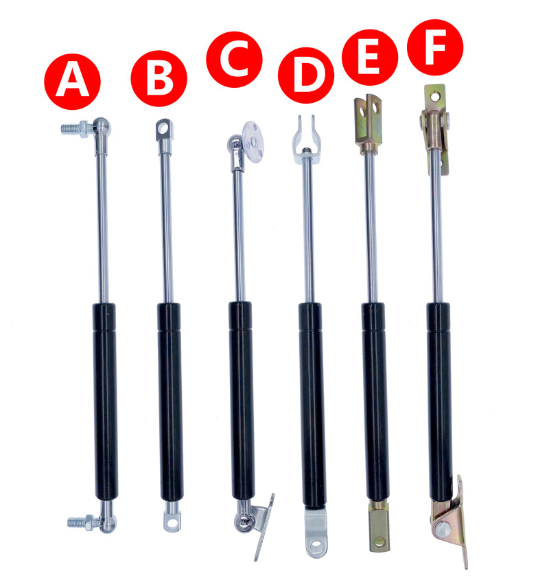 18*8 Rod Gas Spring folding hinge 50N-500N/5kg-50kg Force lift support Hole Center Distance 280mm stroke distance 100mm