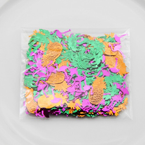 15g Plastic Glitter Flamingo Confetti Baby Shower Verjaardagsfeestje Ananas Coco Mooie Pailletten Bruiloft Festival Tafel Decoratie: Default Title